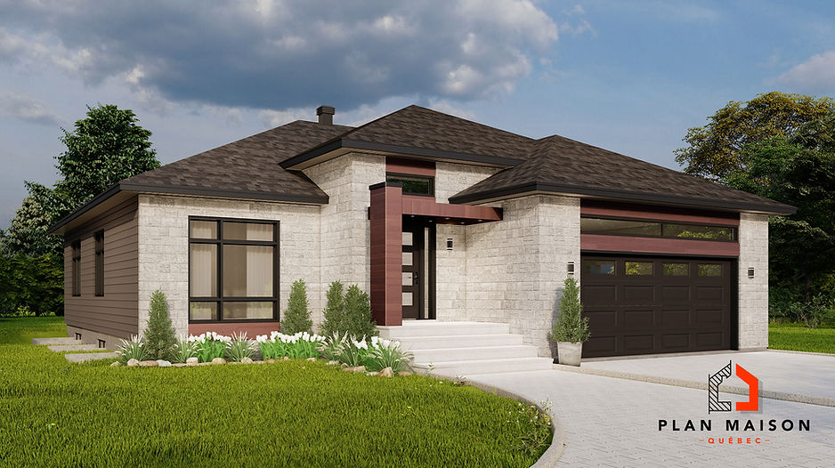 Plan de maison avec garage RouynNoranda Plan Maison Québec